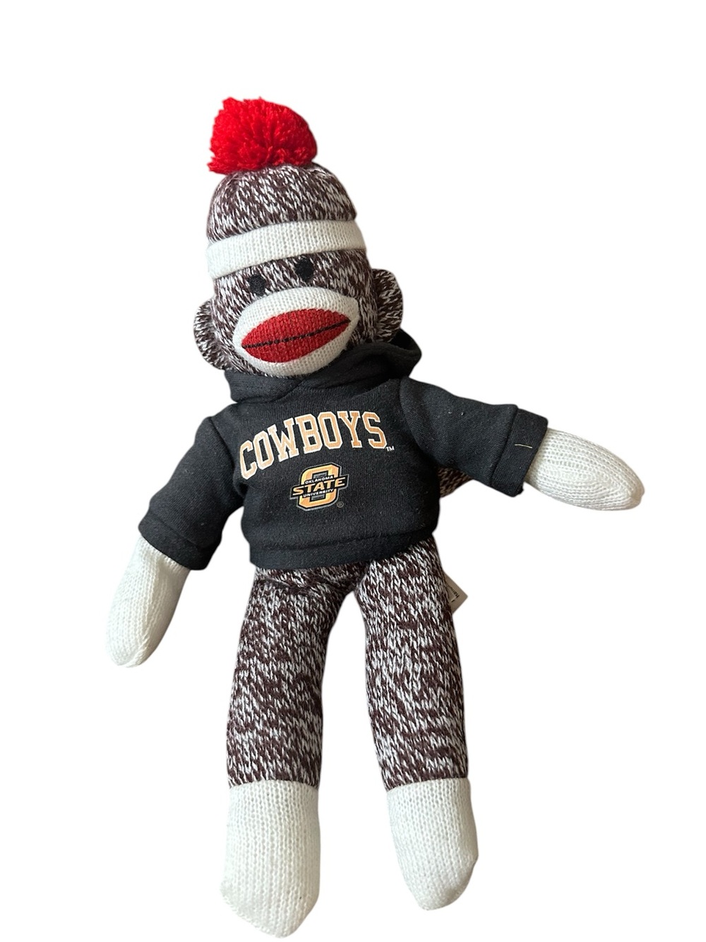 Plushland Oklahoma State University Sock Monkey Plush Doll